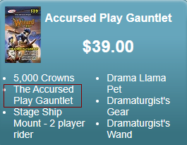 Accursed play Gauntlet Bundle